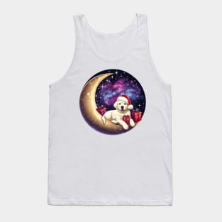 Labrador Retriever On The Moon Christmas Tank Top